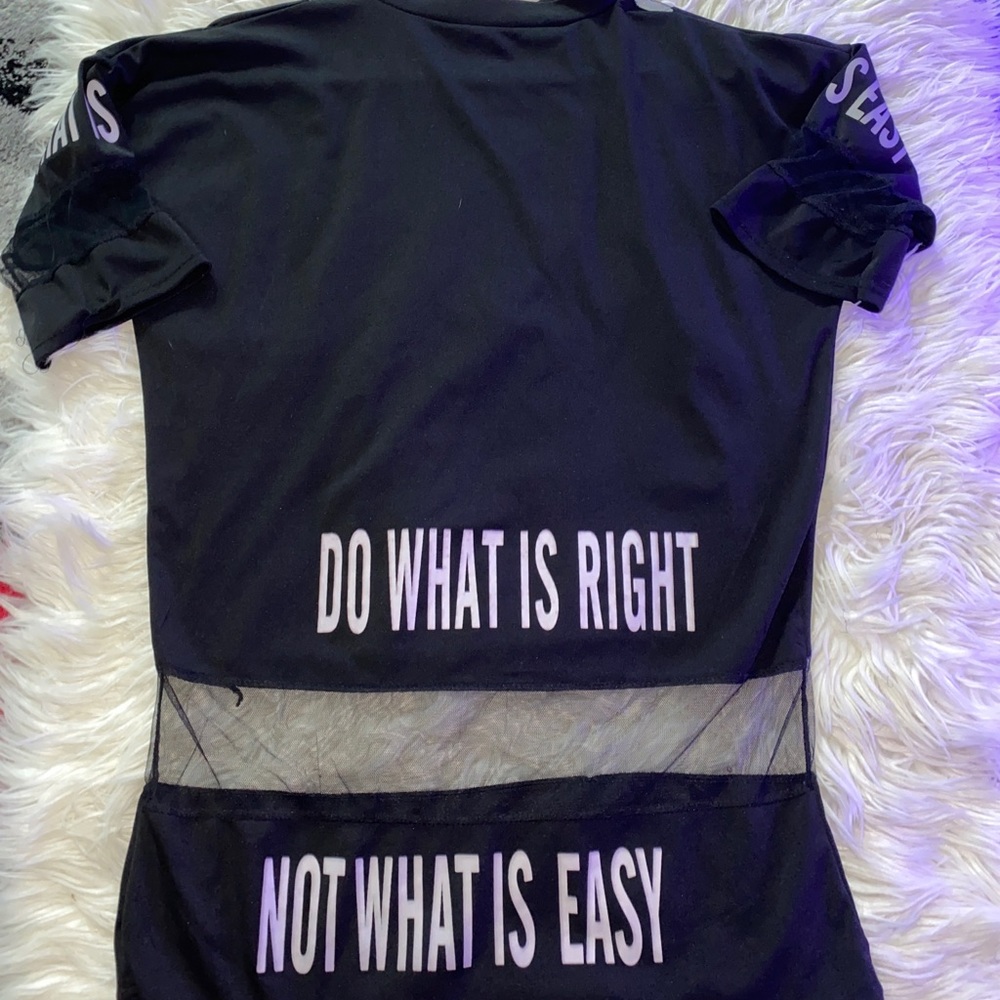 Black shirt